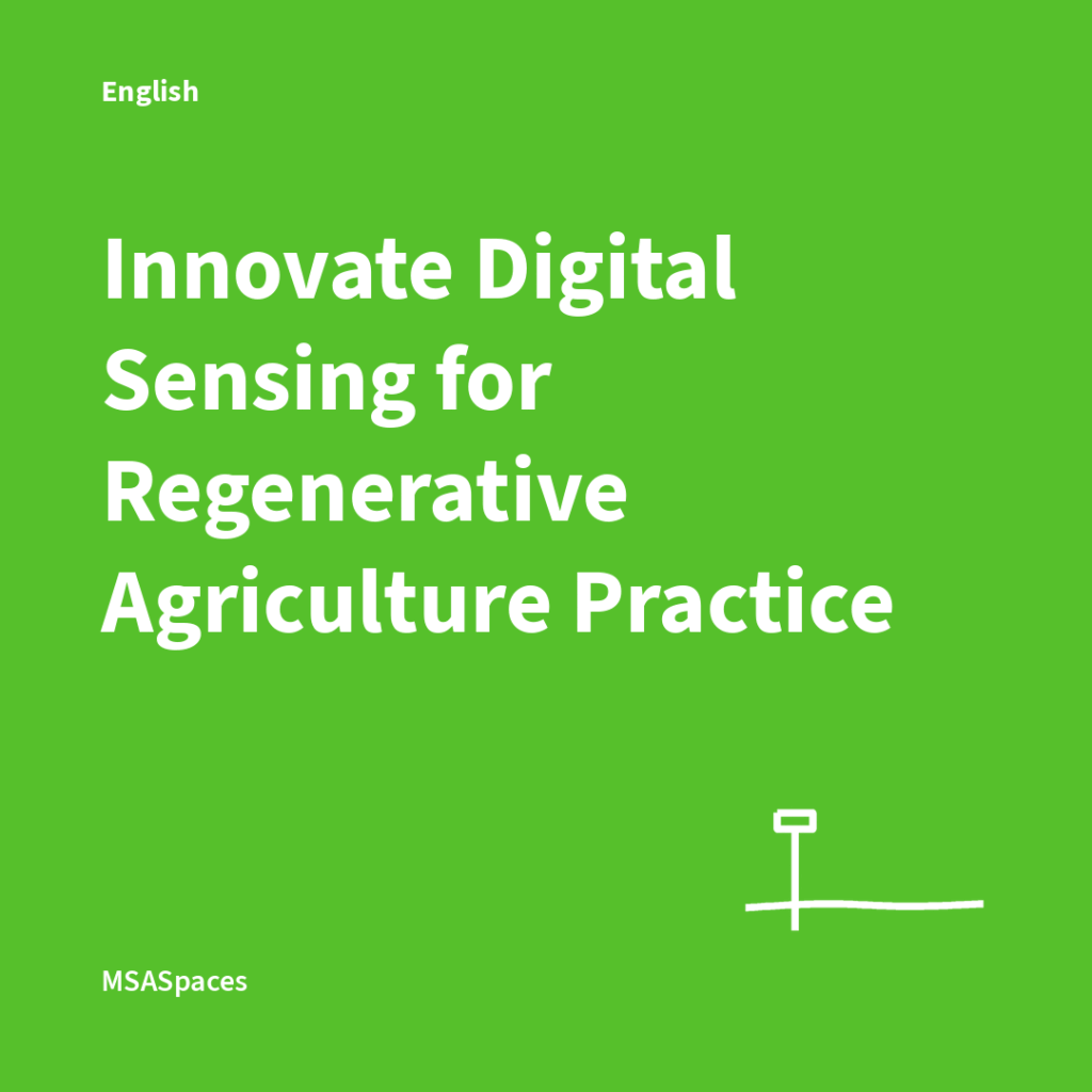 Innovate Digital Sensing for Regenerative Agriculture Practice, shown in ten languages